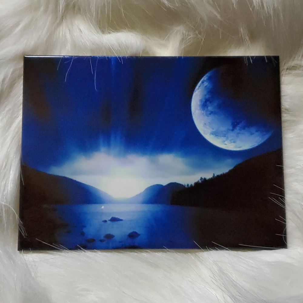 Unique laser imprinted tile artwork